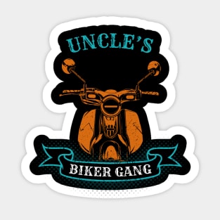 Uncle's Biker Gang Father's Day Sticker